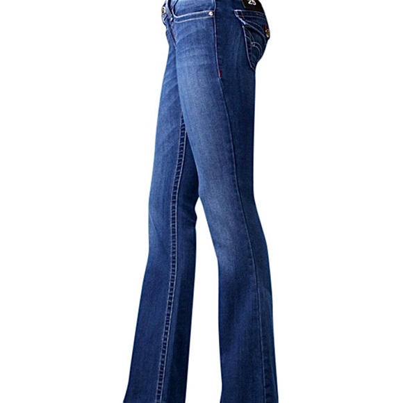 Plastic By Gly Flare Jeans - Picture 3 of 5